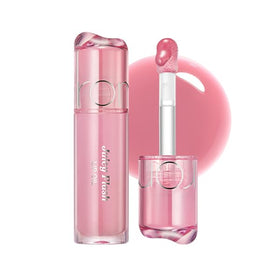 rom&nd lip oil front packaging showing the glossy berry shade and benefit