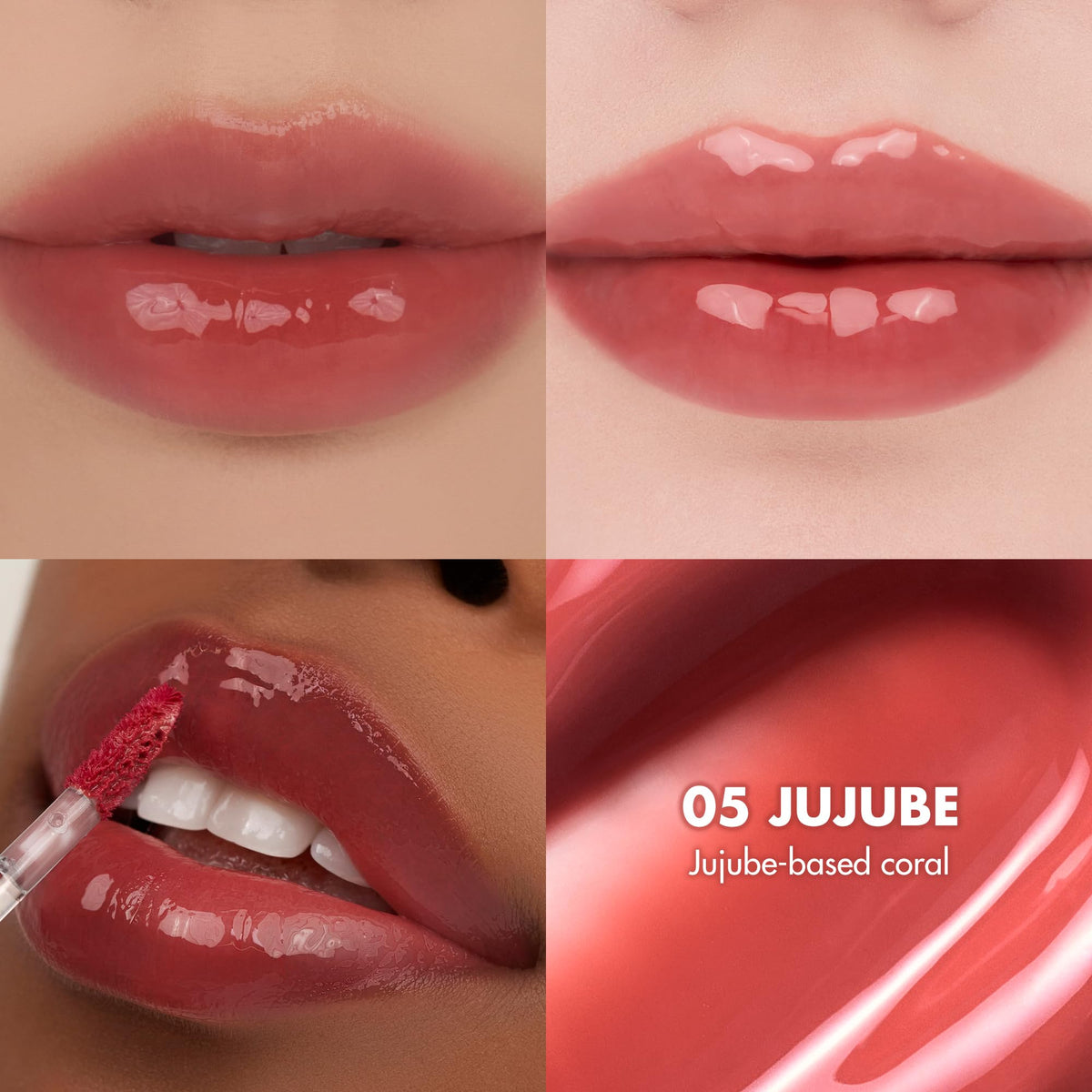 rom&nd applicator close-up demonstrating precise tip for easy application benefit