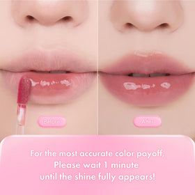 rom&nd arm swatch of 05 Jujube showing buildable warm rose pigmentation benefit