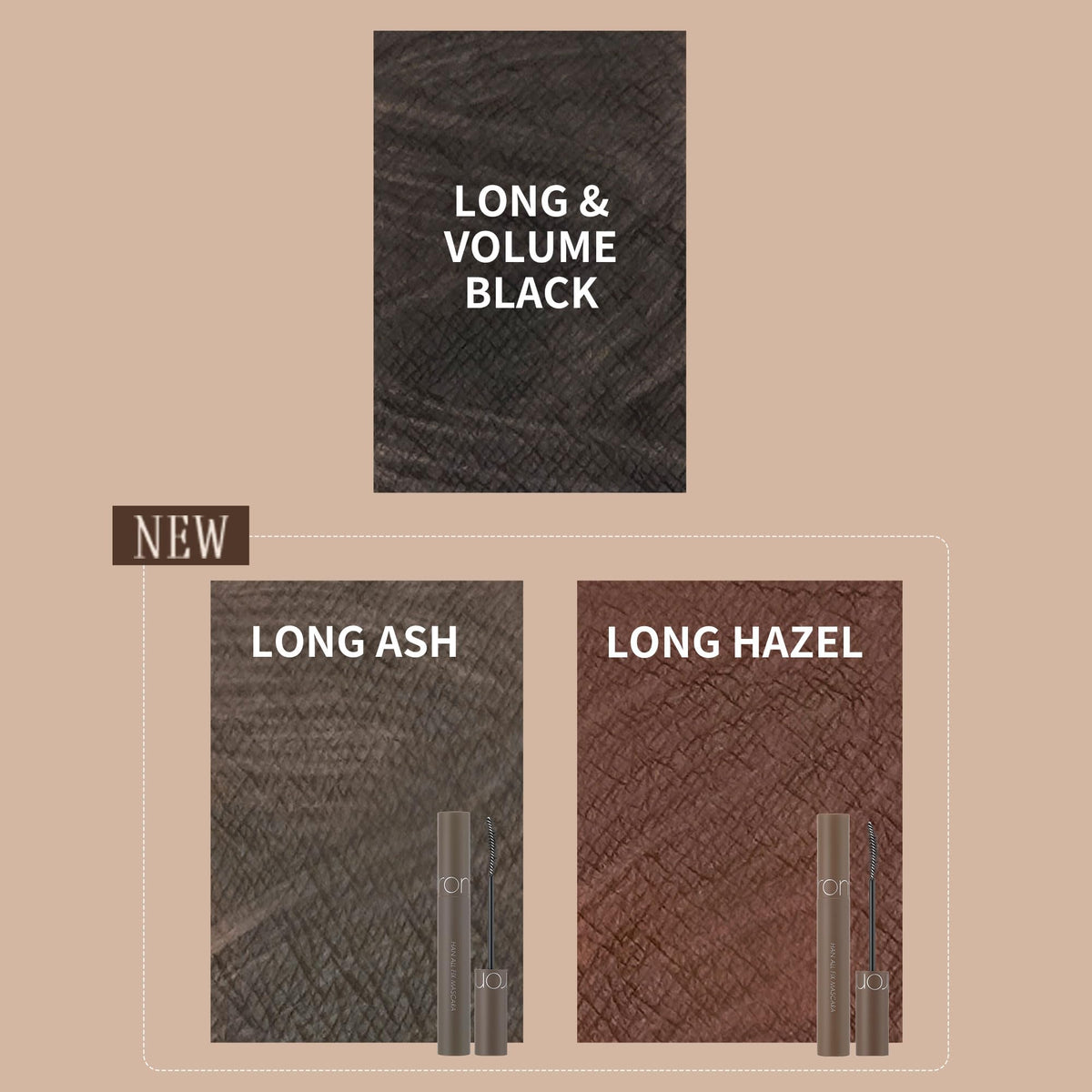 rom&nd mascara worn in lifestyle shot demonstrating lifted lashes and long-lasting hold