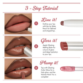 rom&nd Glasting Melting Balm swatch showing creamy texture and moisturising finish