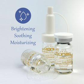 Ronas applying ampoule serum to face for targeted hydration
