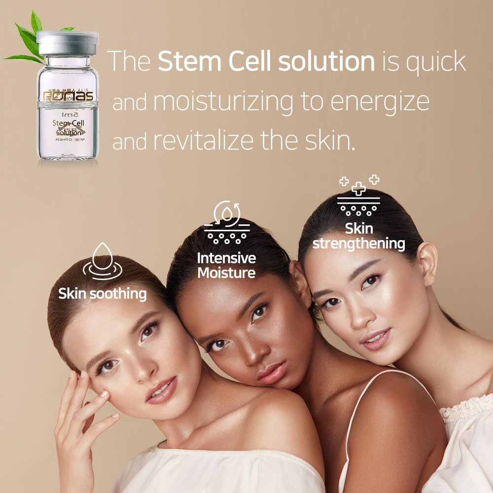 Ronas serum pouring from ampoule showing smooth consistency