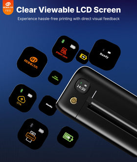 Rongta F81S paired with smartphone app for wireless tattoo stencil printing