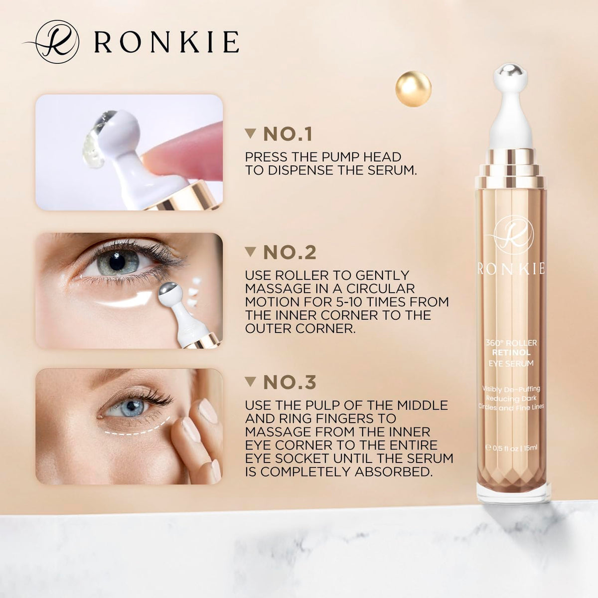 RONKIE lifestyle bag shot ready for travel and on-the-go refresh