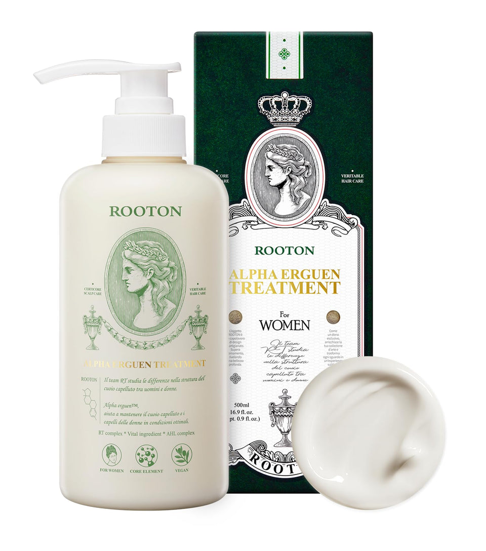 ROOTON front packaging showing bottle and branding benefit: clear product identity