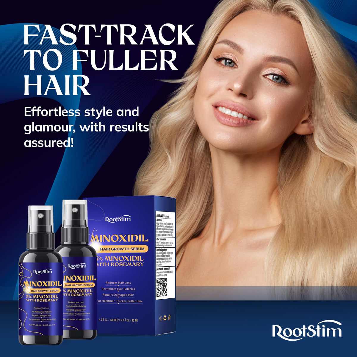 RootStim applicator precision tip showing focused application and minimal waste benefit