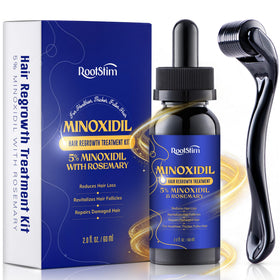 RootStim bottle front showing clear label and easy-to-use dropper for targeted application