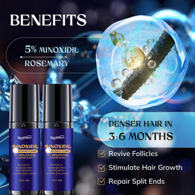 RootStim dropper applying serum to scalp for targeted coverage