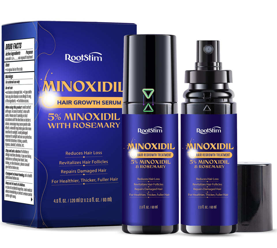 RootStim front label on 60ml bottle showing extra strength benefit