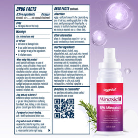 RootStim ingredients rosemary and biotin close-up indicating nourishing support