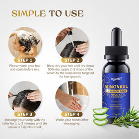 RootStim rosemary and biotin close-up highlighting botanical and vitamin support