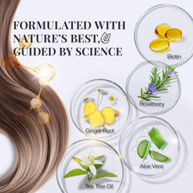 RootStim shampoo texture close-up highlighting smooth formula for easy spreadability