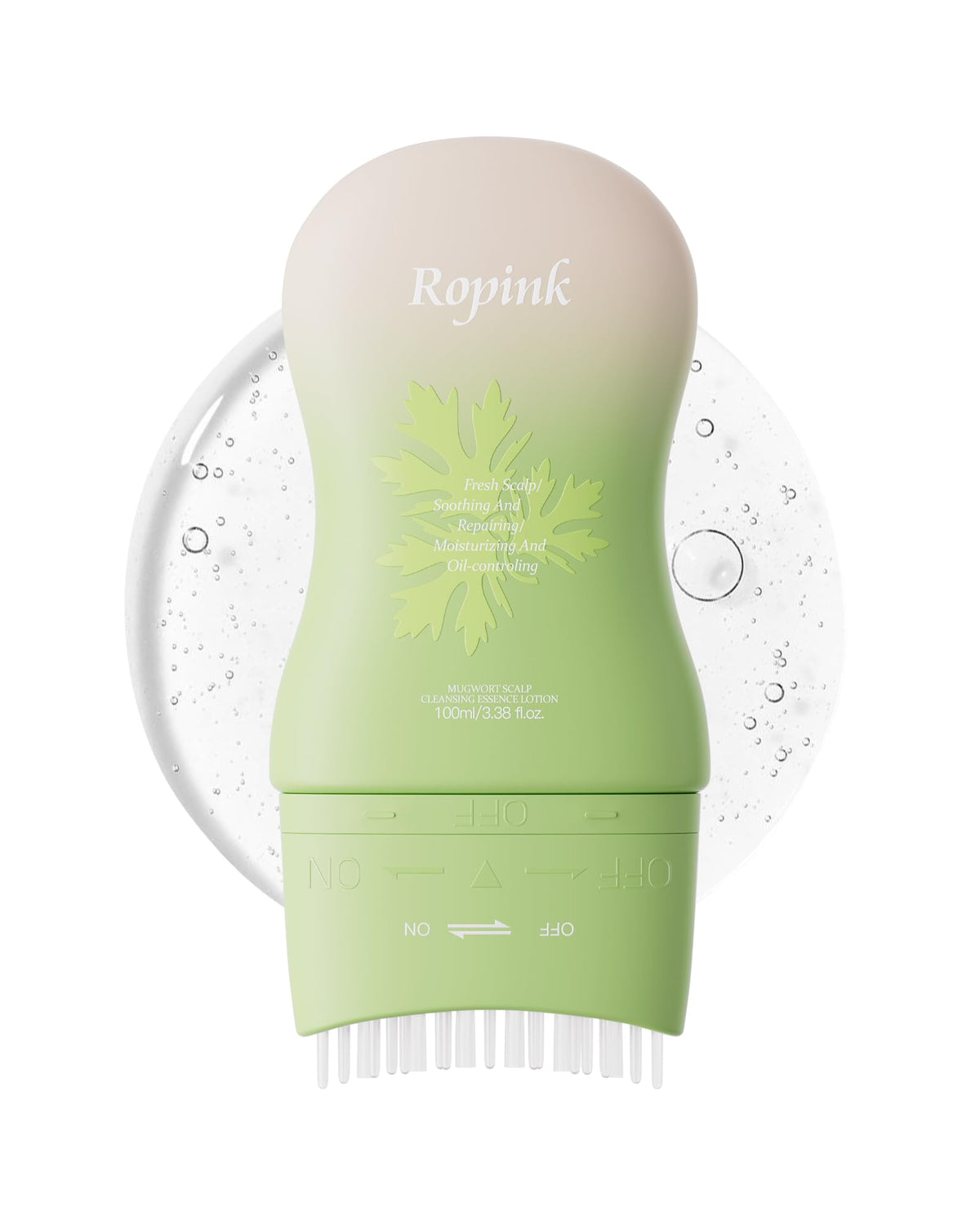 Ropink bottle front view showing label and calming design for easy identification