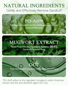 Ropink mugwort extract visual emphasizing botanical soothing benefit for scalp