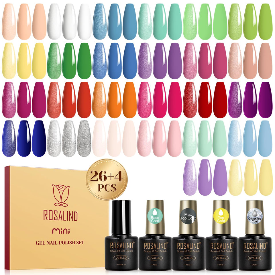 ROSALIND front packaging showing full 30-piece set and attractive gift box benefit convenience