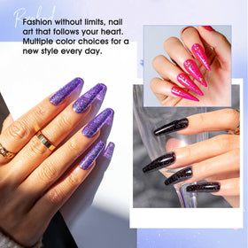 ROSALIND brush stroke of gel polish showing smooth application advantage