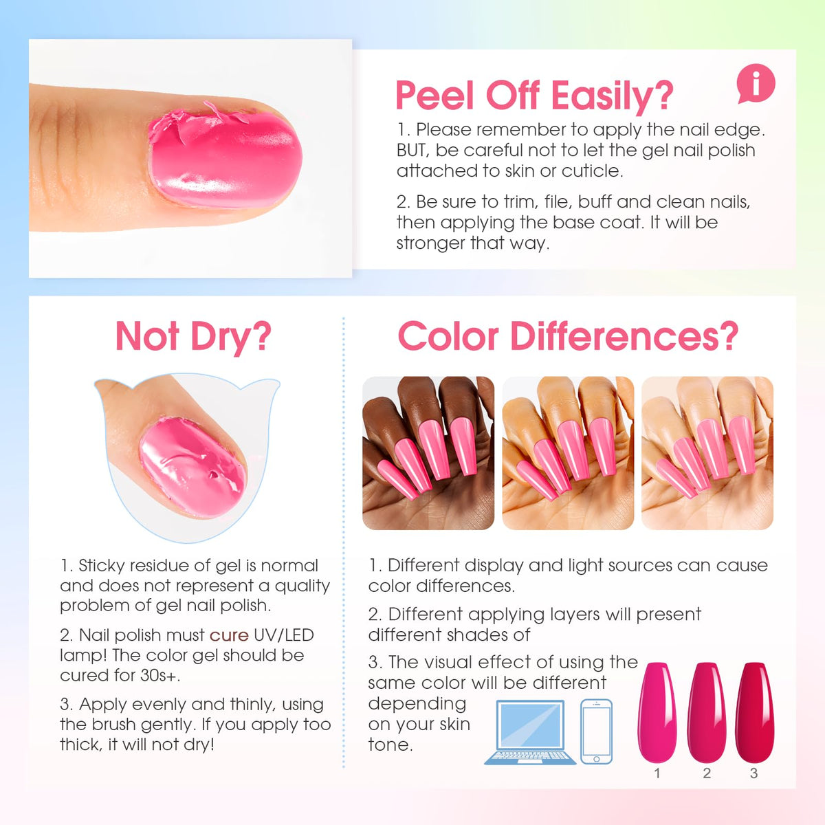 ROSALIND in-use home manicure scene showing easy salon-quality results