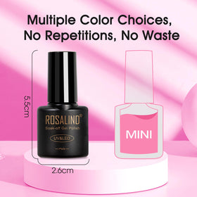 ROSALIND lifestyle party nails displaying durable colorful finished manicure