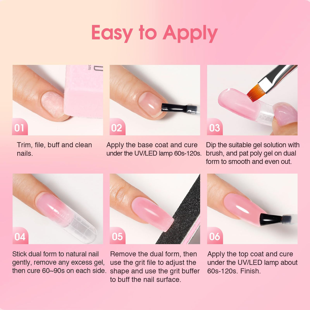 ROSALIND slip solution and brush close-up for smooth gel shaping and control