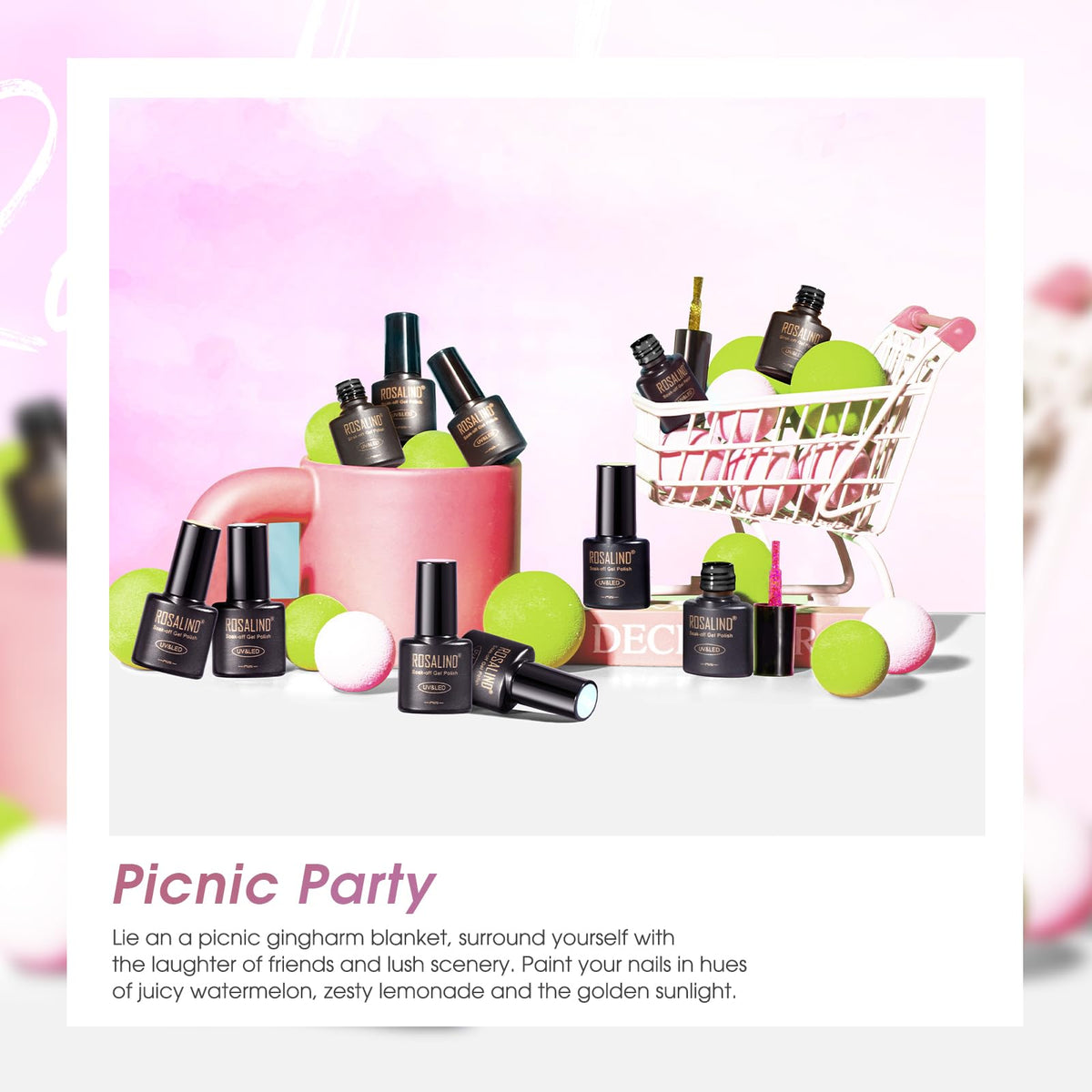 ROSALIND travel-ready bottles next to a purse to show compact portability