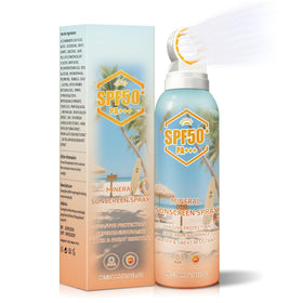 Rosawee front packaging showing SPF 50 protection and benefits
