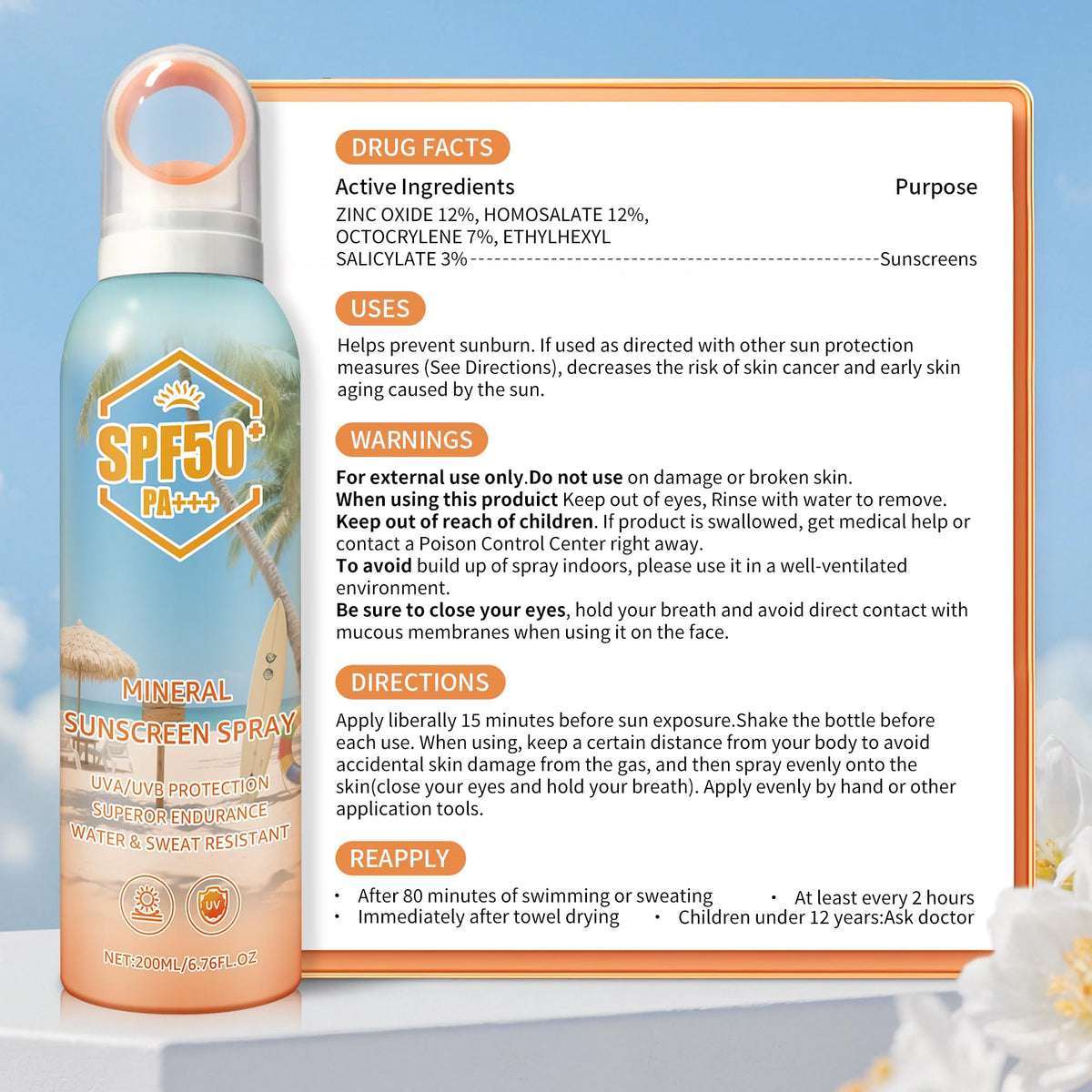 Rosawee sunscreen in a sports bag ready for active use