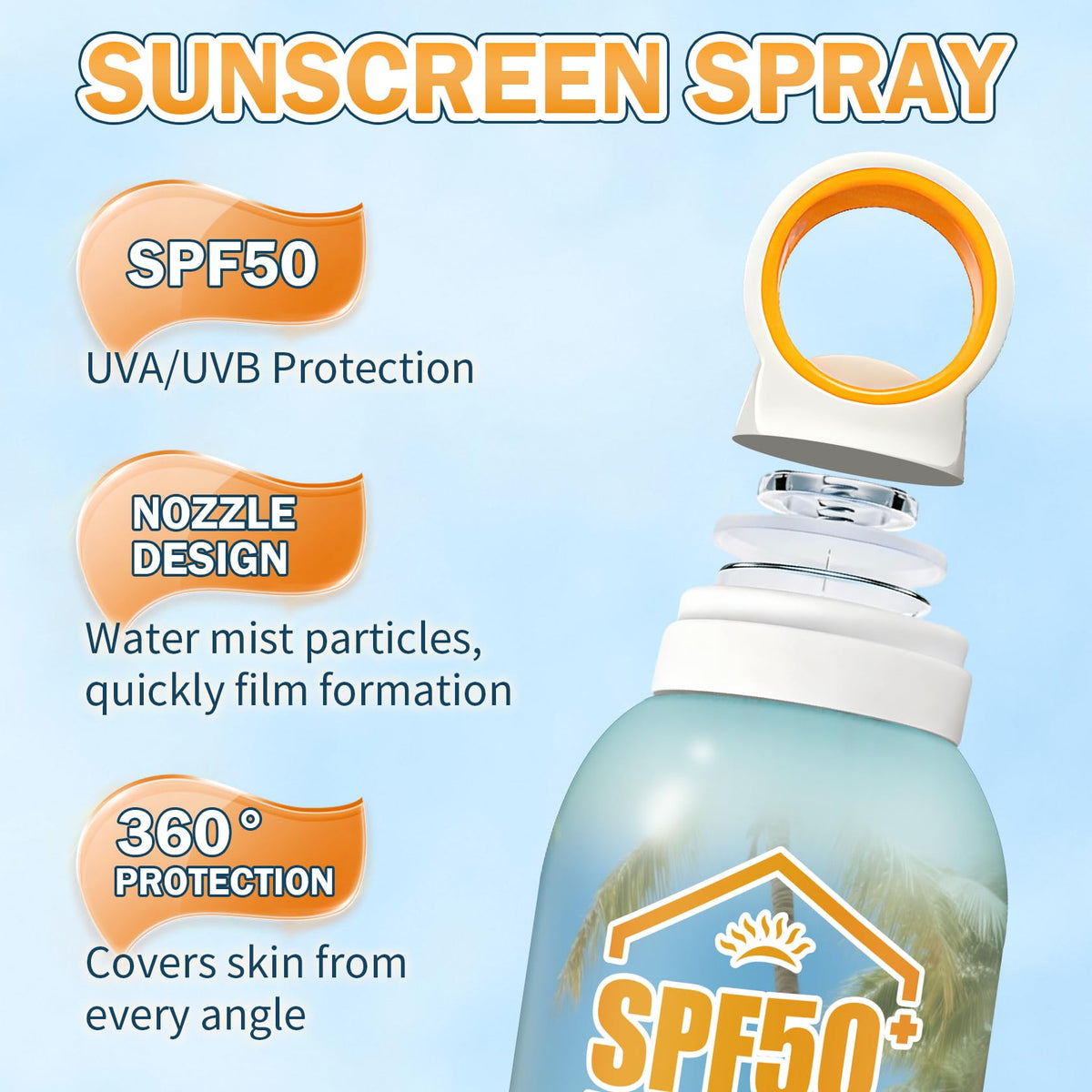 Rosawee micro-spray nozzle close-up delivering even mist