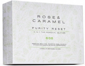 Rose & Caramel front packaging showing six pairs and benefits
