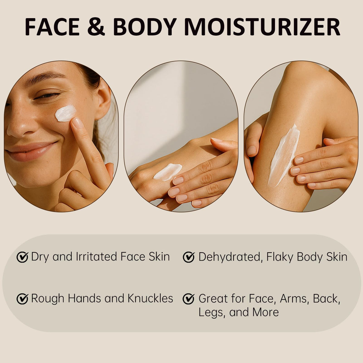 Roseblem used on dry elbow to illustrate repair and softening benefits
