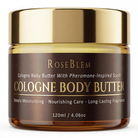 Roseblem jar front label showing product name and scent benefits