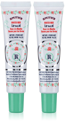 Rosebud Perfume Co. tube front view showing label and compact packaging benefit