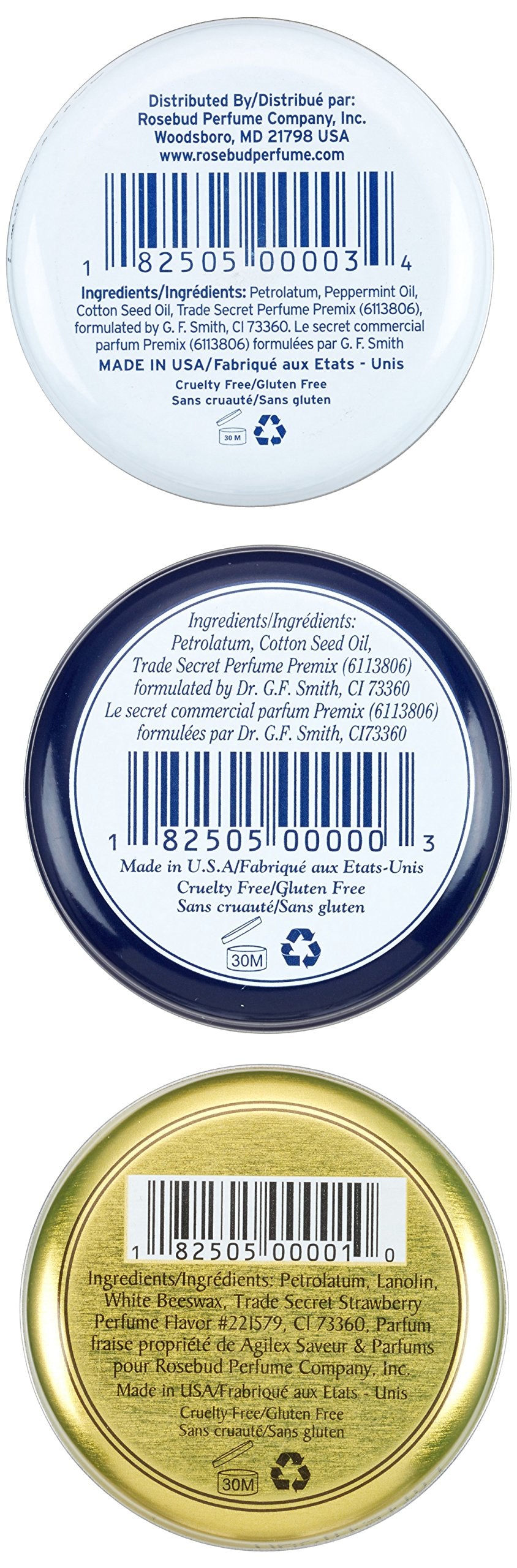 ROSEBUD SALVE lip balm held in hand showing scale and portability benefit