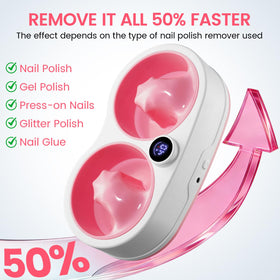 Rosiour both bowls in use soaking two hands to halve treatment time