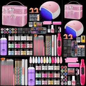 Rosiour front packaging in pink cosmetic bag showing complete kit and portability