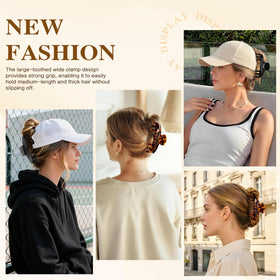 Rosivyphan used in a low bun hairstyle, keeps thin hair neat benefit