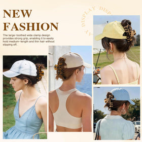 rosivyphan used in a half-up hairstyle illustrating secure hold and neat look benefit