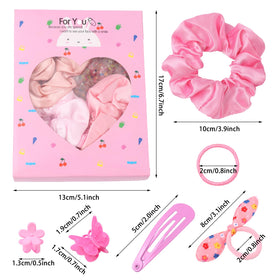 Rosvia assorted colorful elastic hair ties close-up showing soft stretch and durability
