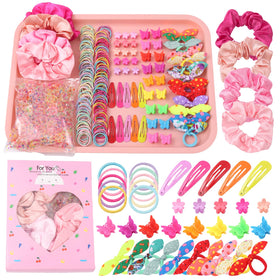 Rosvia pink rabbit gift box with entire 505-piece accessory set, perfect for gifting