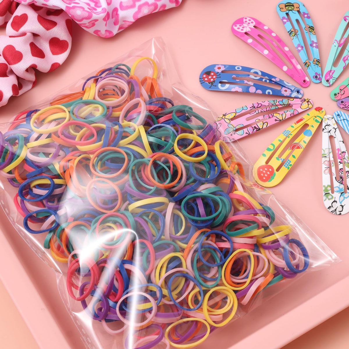Rosvia metal barrette glitter finish that adds shine without snagging hair