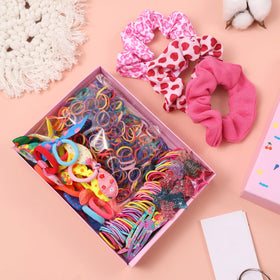 Rosvia rubber bands color array showing many hues for versatile styling