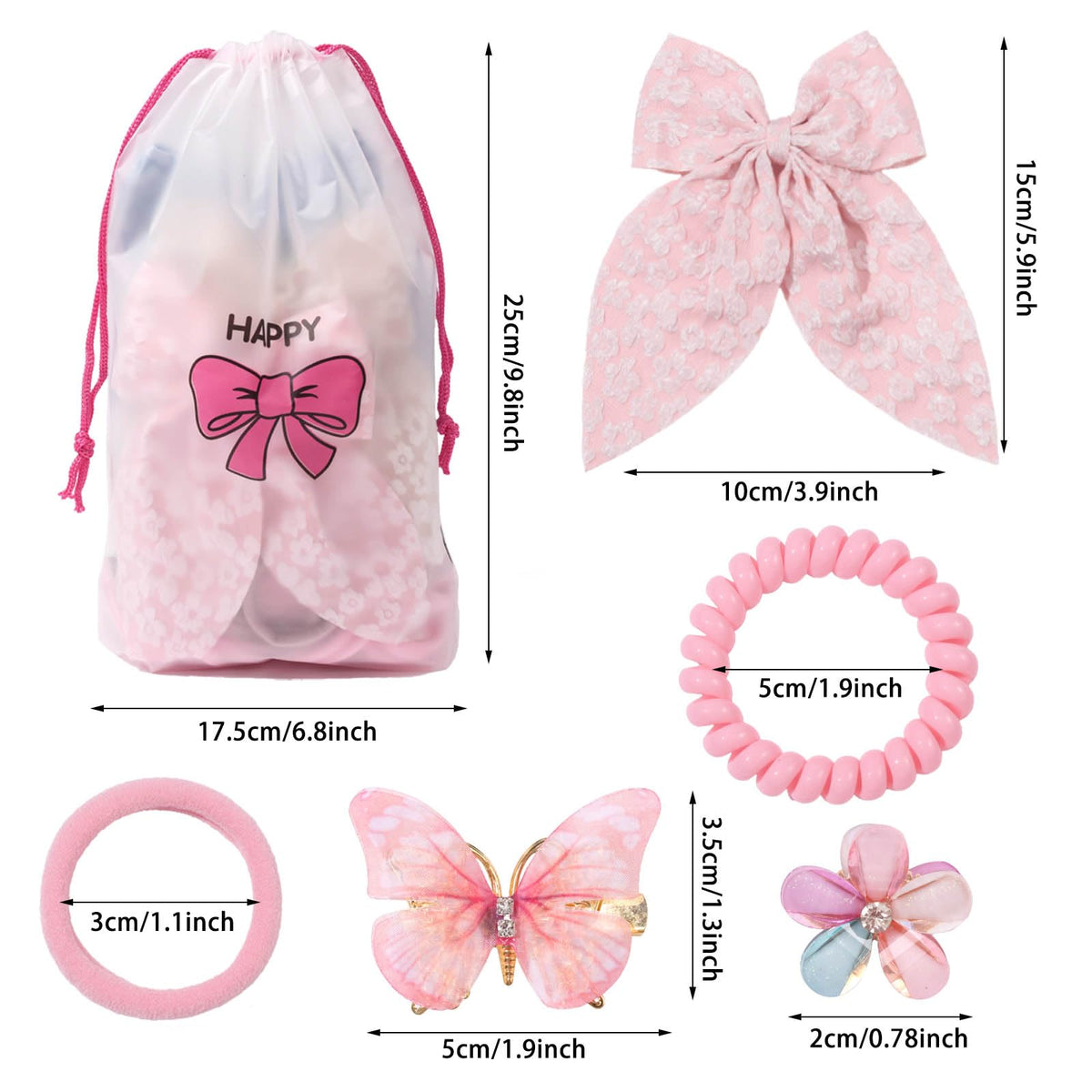 Rosvia spiral hair ties close-up showing kink-free hold and stretch