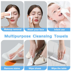 Rouceyxin wiping makeup from skin demonstrating effective, gentle removal