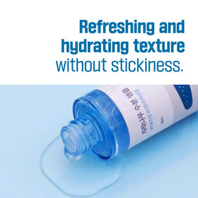 ROUND LAB product label view listing birch sap, hyaluronic acids, Aquaxyl benefits