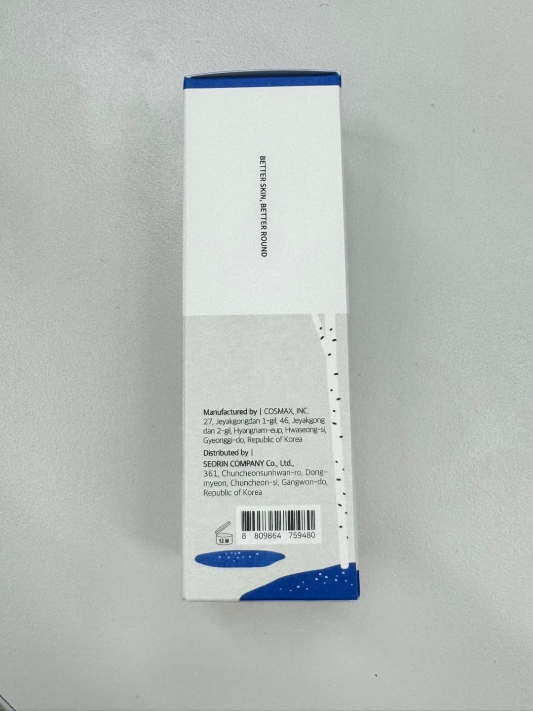 ROUND LAB model applying ampoule to cheek illustrating gentle hydration boost