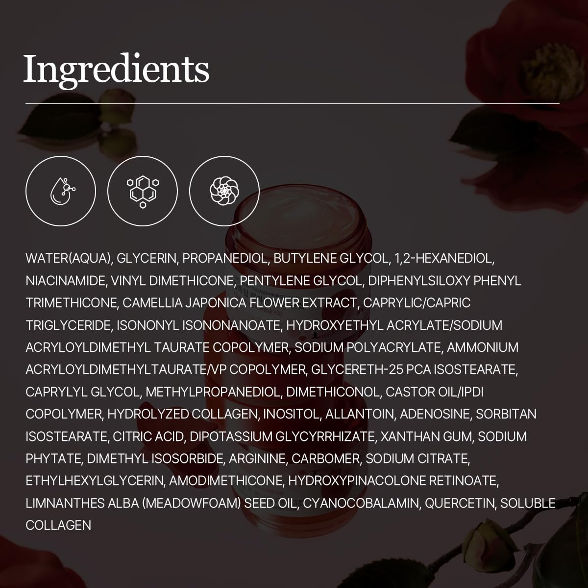 ROUND LAB applying cream as night mask for deep hydration benefit