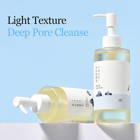 ROUND LAB duo in-hand demo illustrating easy two-step removal of sunscreen