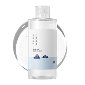 ROUND LAB bottle front view showing clean label and non-sticky finish
