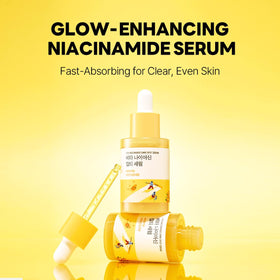 ROUND LAB pump dispensing lightweight serum texture for quick absorption and glow