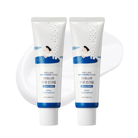ROUND LAB front packaging showing SPF45 and benefits for everyday protection